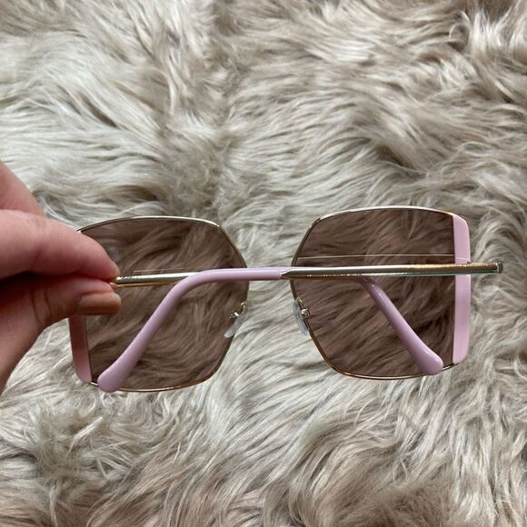 Pink Square Sunglasses  - Picture 6 of 9